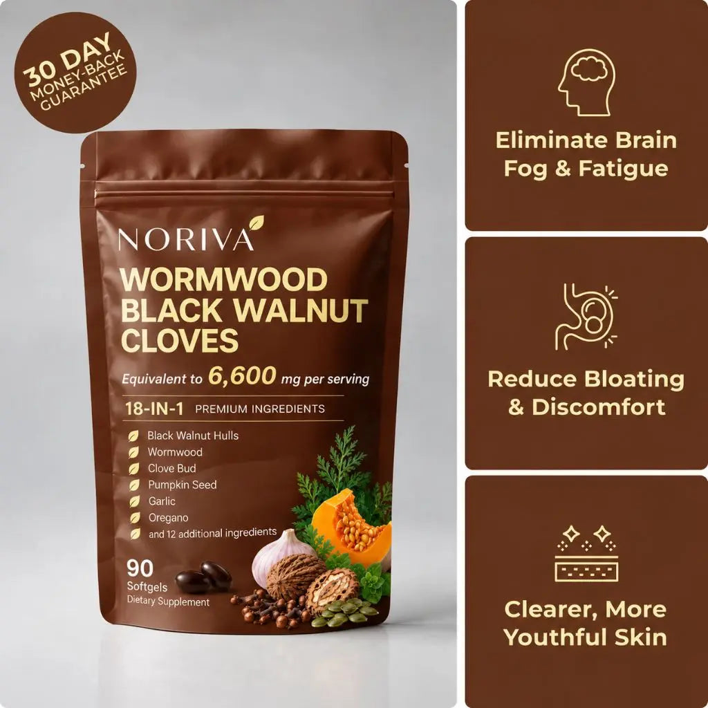 NORIVA™ Wormwood Black Walnut Cloves — Flush Out Hidden Parasites & Larva